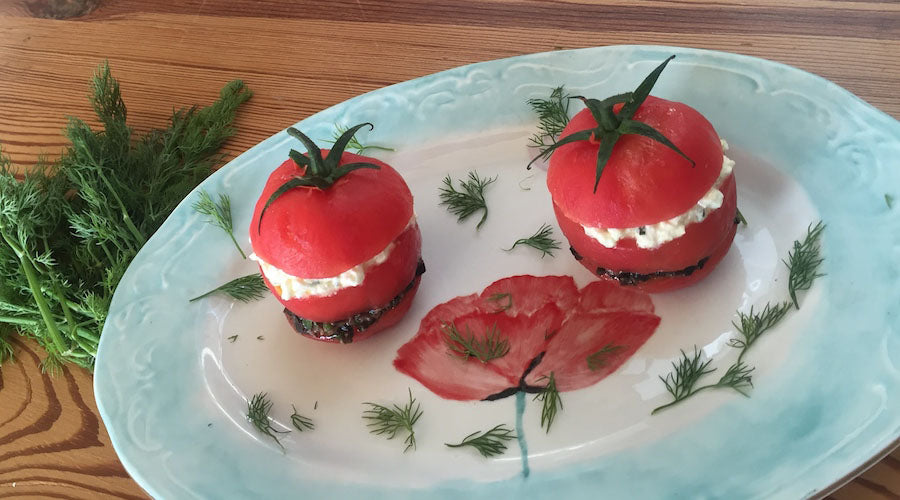 Milhojas de tomate